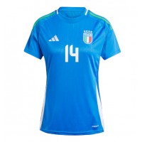 Camisa de time de futebol Itália Federico Chiesa #14 Replicas 1º Equipamento Feminina Europeu 2024 Manga Curta